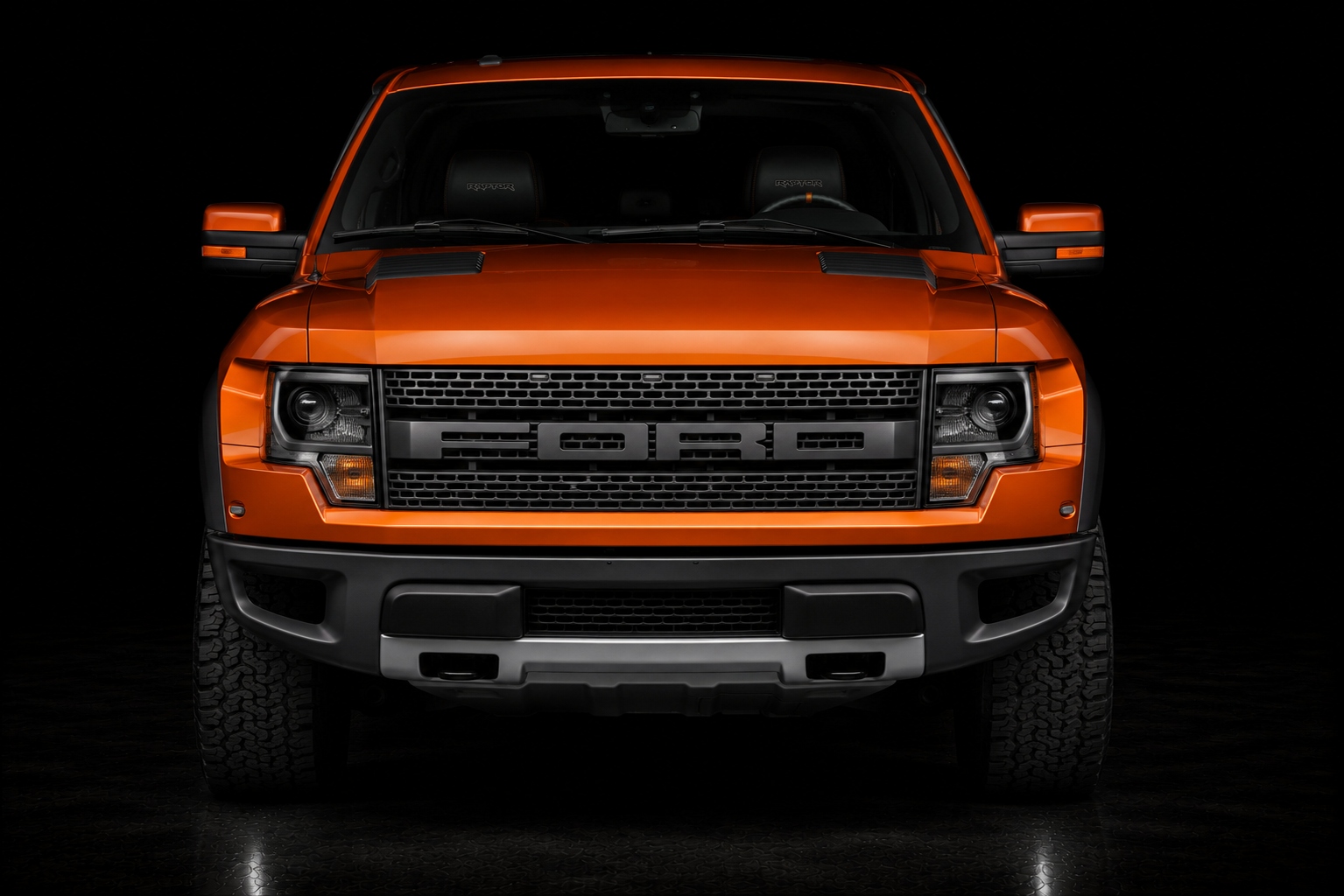 2010 Ford F-150 SVT Raptor in Molten Orange
